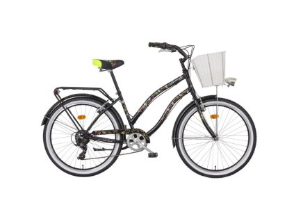 Jízdní kolo LIBERTY BUTTERFLY 6 spd 26" (Velikost 17", Barva čierna)