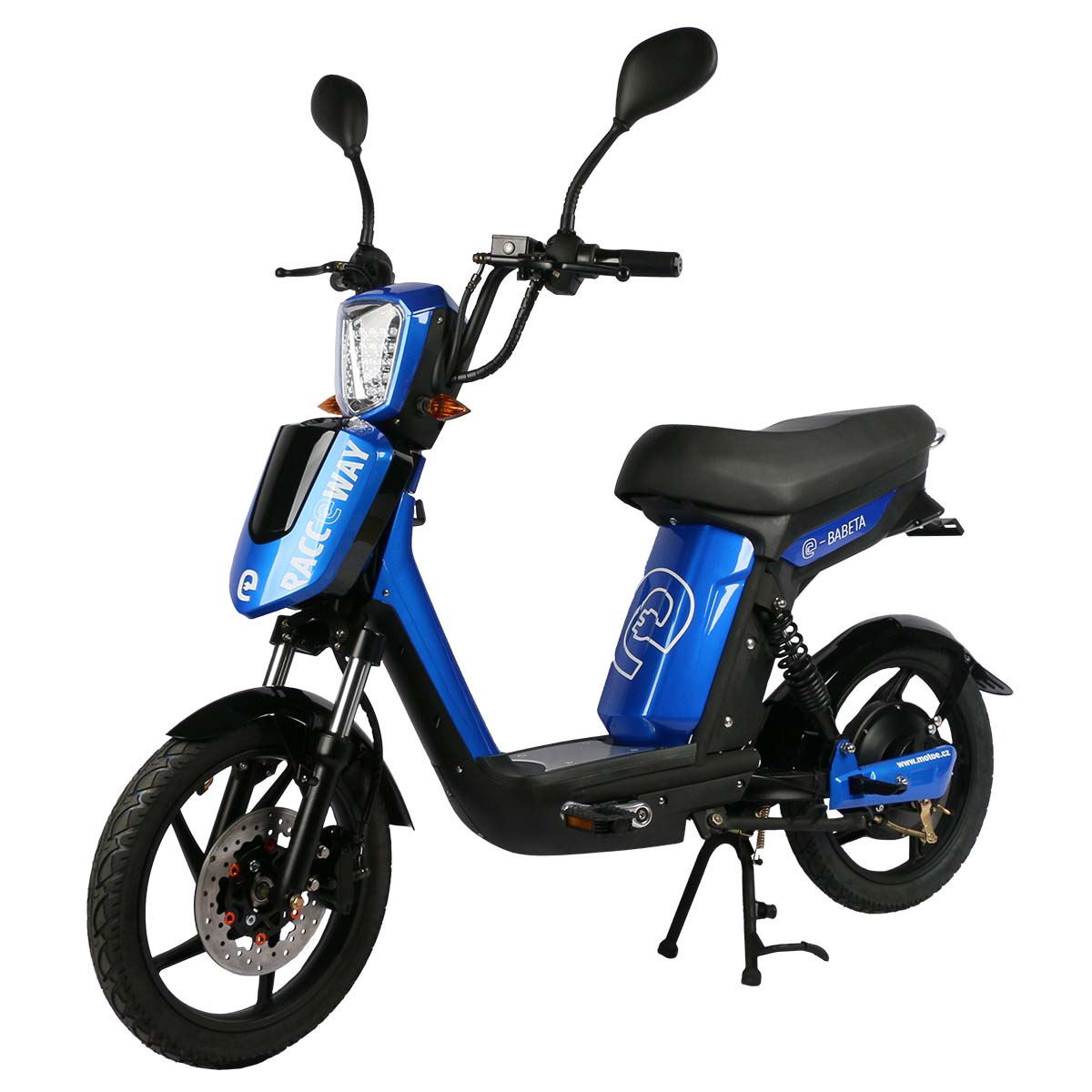 Elektrický motocykl RACCEWAY E-BABETA Barva: Modrá