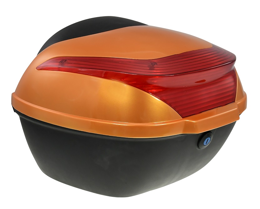 Box zadní kufr na elektrický motocykl RACCEWAY E-BABETA Barva: oranžová
