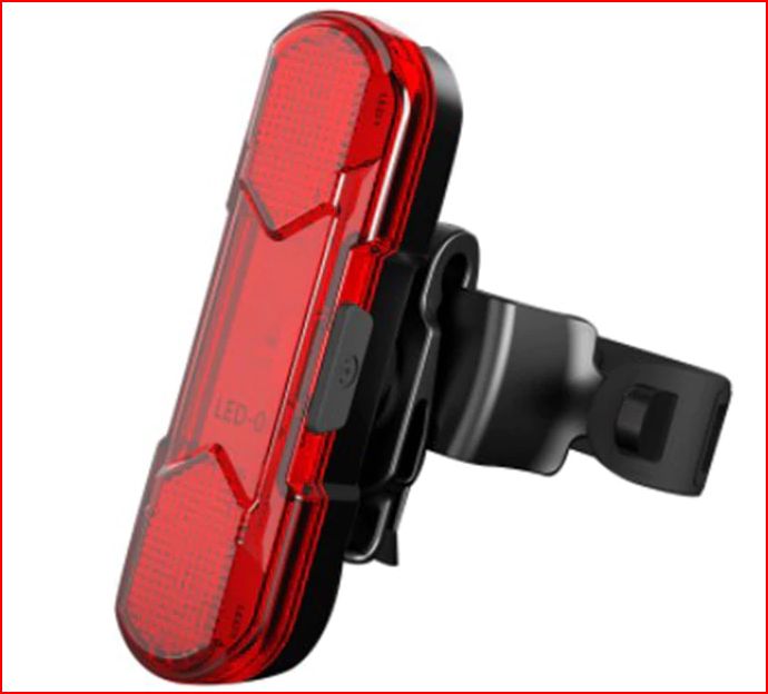 Světlo zadní USB 360 Barva: červená