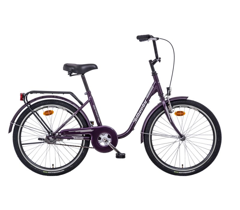 Jízdní kolo LIBERTY CLASSIC 1 SPD 24" Barva: fialová, Velikost: 15,5"