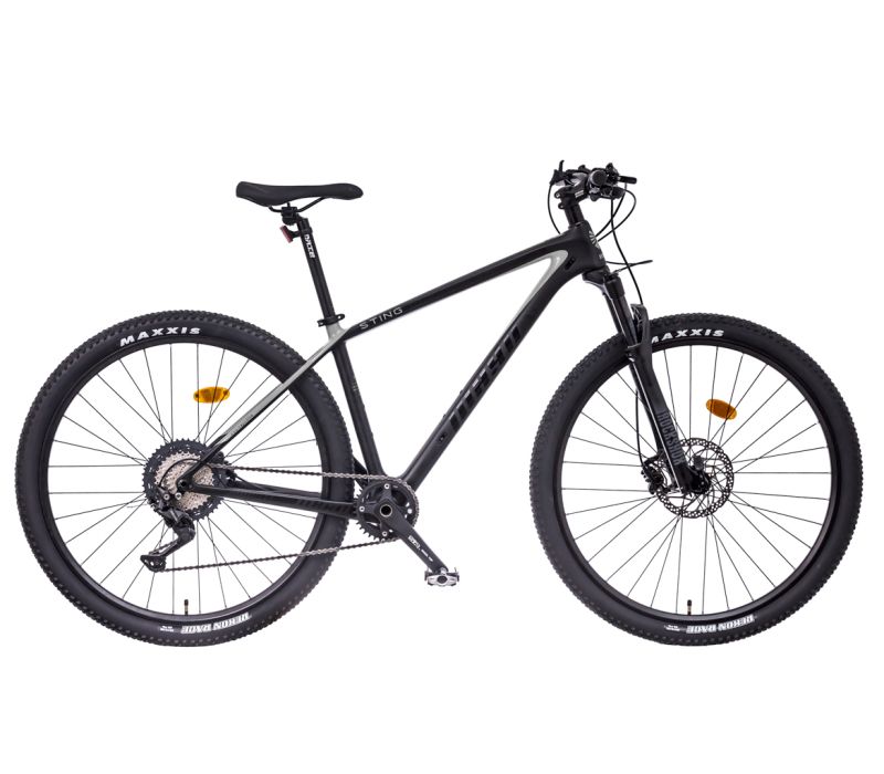 Jízdní kolo MAYO 29" CARBON MAX D 12spd Barva: čierna-sivá, Velikost: 17"