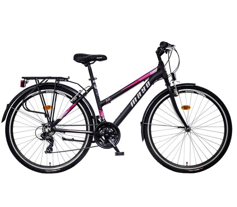 Jízdní kolo MAYO XR FIT TREK FLAT Barva: čierna-sivá, Velikost: 18" lady