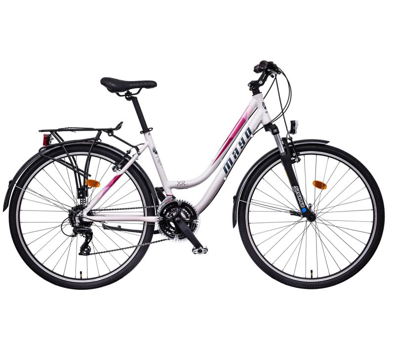 Jízdní kolo MAYO XR TOUR LITE TREK LOW Barva: biela-ružová, Velikost: 18" lady