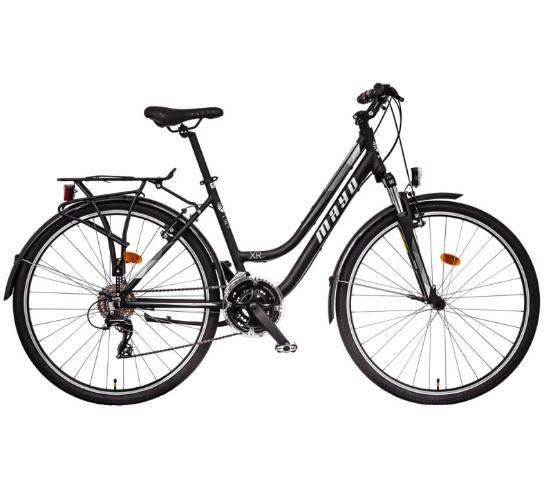 Jízdní kolo MAYO XR TOUR LITE TREK LOW Barva: čierna-sivá, Velikost: 18" lady