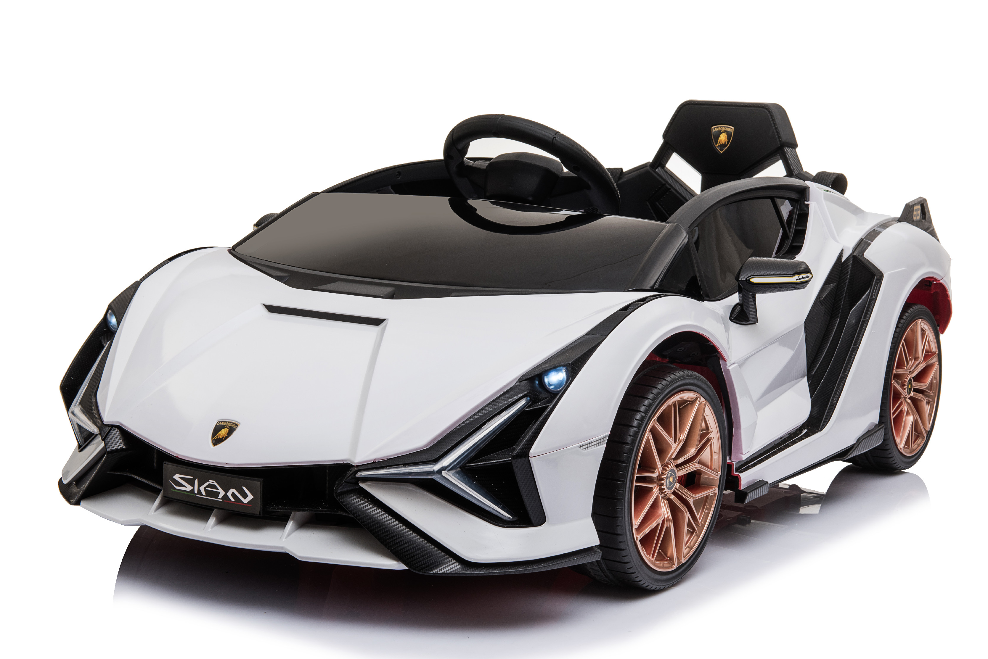 Dětské elektrické auto Lamborghini Sian Barva: Bílá