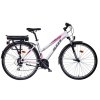 Jízdní koloMAYO e-XR TOUR TREK LADY FLAT BB 28" 2024 (Velikost 18" lady, Barva biela-ružová, Modifikácia akumulátor nosičový Bez modifikácie)