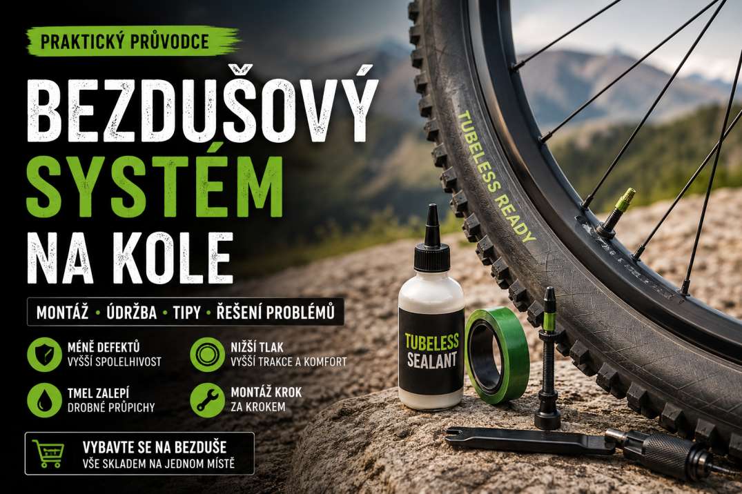 Bezdušový systém na kole: montáž, údržba a řešení nejčastějších problémů