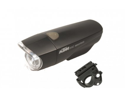 Přední světlo KTM 1LED 1W včetně držáku Černá