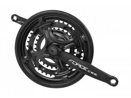 Kliky FORCE C8.2 Fe 48/38/28z Černá 170 mm