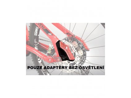 Adaptér k zadnímu osvětlení AXA pro HAIBIKE s pohonem BOSCH (Set L+R) Červená