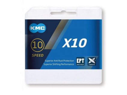 20363 retez pro elektrokola kmc x10 ept 10 speed 114 clanku stribrna