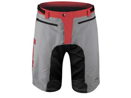 Kraťasy F MTB-11 odnímatelná vložka, šedá