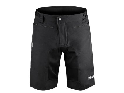 Kraťasy F MTB-11 odnímatelná vložka, černá