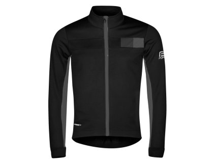 Bunda Force FROST softshell zimní, černo-šedá