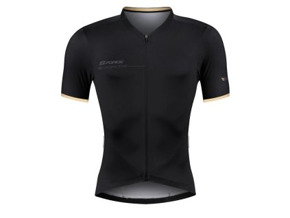 Dres FORCE GOLD kr. rukáv, černo-zlatý