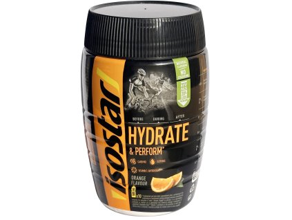 ISOSTAR Hydrate and Perform, dóza, 400 g pomeranč