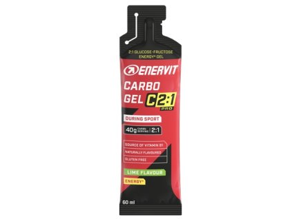 Enervit Carbo Gel C2:1, sáček, 60 ml limetka