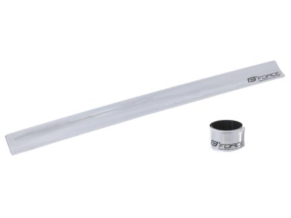 Force Reflexní pásek samonavíjecí, stříbrný