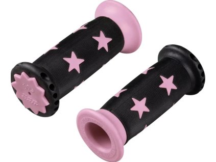 Gripy STAR gumová dětská, černo-růžová