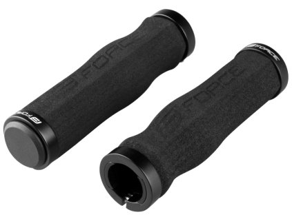 Force Gripy pěnová jištěná, černá