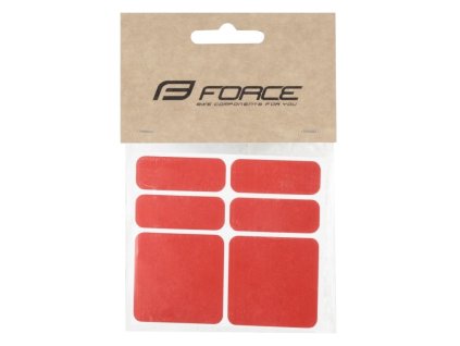 Force Nálepky reflexní 6 ks, červená