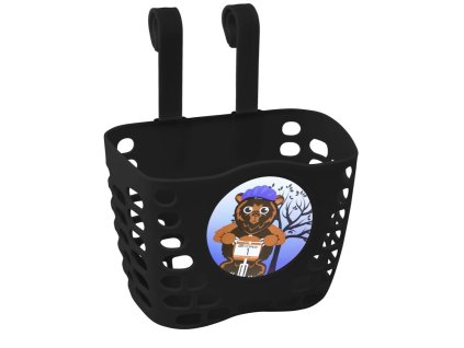 Koš FORCE na řídítka dětský, černý