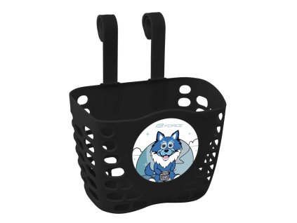 Koš FORCE na řídítka dětský, černý