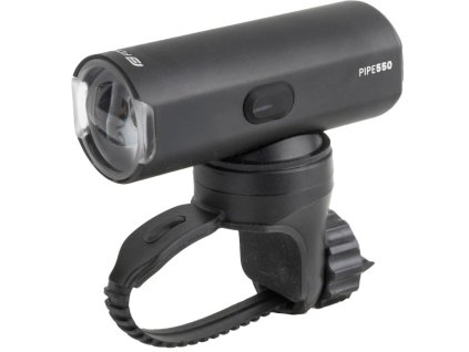 Světlo přední FORCE PIPE 550LM USB, černé