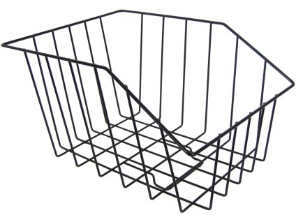 Koš FORCE drátěný, na zadní nosič malý, černý