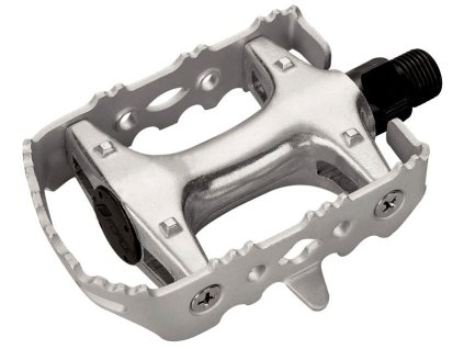 pedály FORCE 910 Al kuličková ložiska, stříbrné