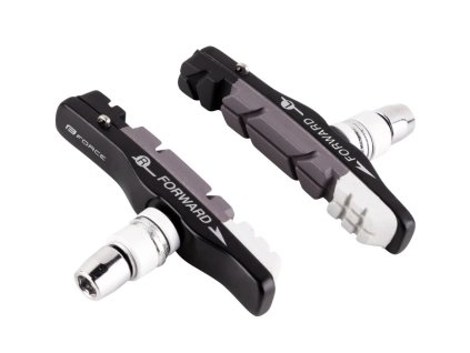 Force Špalky pro V-brzdy výměnné černá-šedá