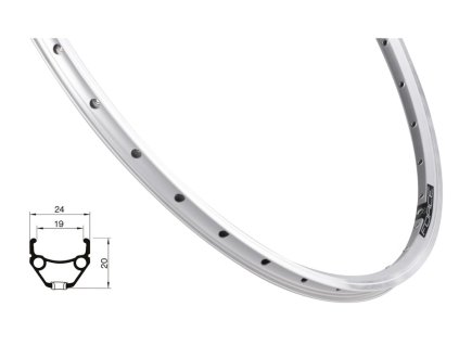 Ráfek FORCE CLASSIC 622x19, 32děr