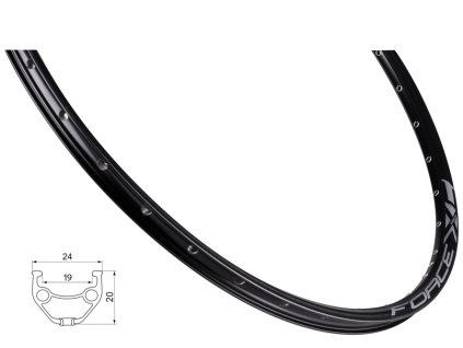 Ráfek FORCE XC BASIC DISC 622x19, 32děr