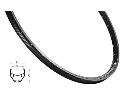 Ráfek FORCE CLASSIC 559x19, 32děr