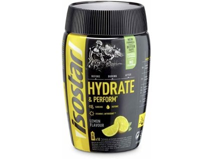 ISOSTAR Hydrate and Perform, dóza, 400 g citron