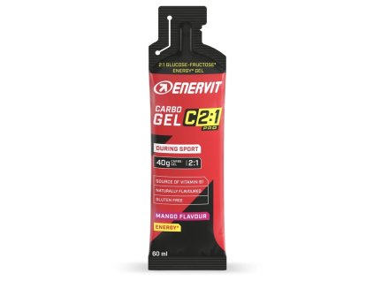 Enervit Carbo Gel C2:1, sáček, 60 ml mango