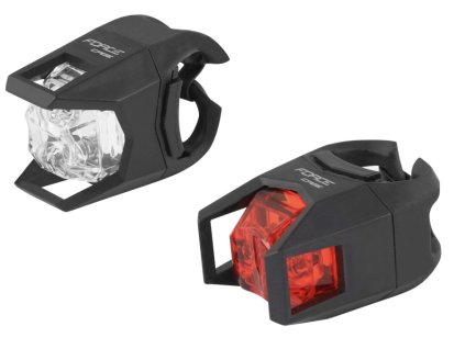 Blikačky sada F CAGE bateriové přední+zadní