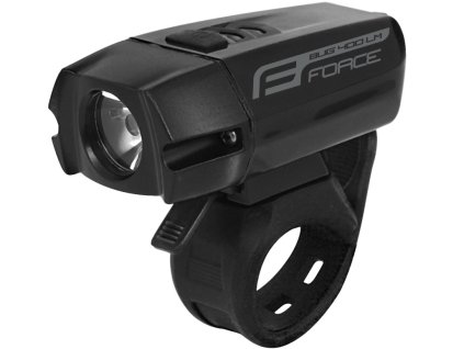 Světlo přední FORCE BUG 400LM USB, černé