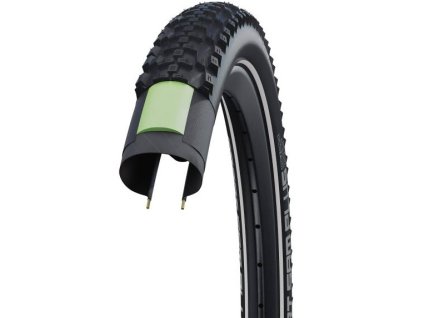 Schwalbe plášť Smart Sam Plus 47-622 AddixPerformance DoubleDefense GreenGuard reflexní pruh