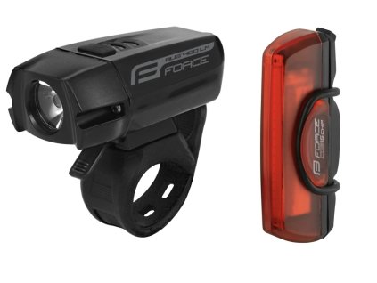 Světla sada FORCE GLARE USB přední+zadní