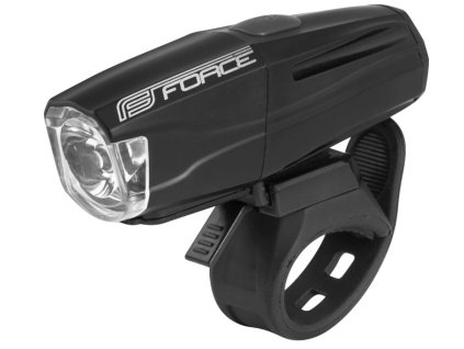 Světlo přední FORCE SHARK 500LM USB, černé