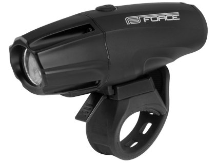 Světlo přední FORCE SHARK 700LM USB, černé