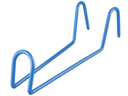 Držák řidítek FORCE k montážnímu stojanu, Fe modrý