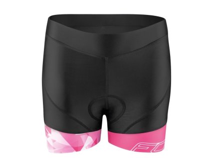 Kraťasy Force MINI LADY do pasu s vl, černo-růžové