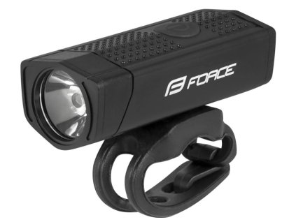 Světlo přední FORCE DOT 300LM USB, černé