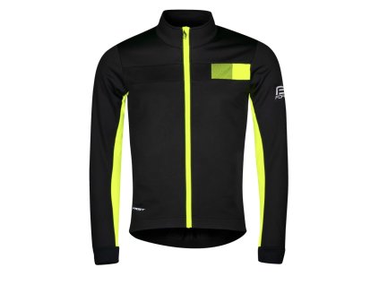 Bunda Force FROST softshell zimní, černo-fluo