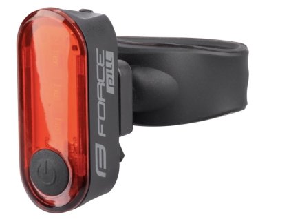 Blikačka zadní FORCE PILL 12 LM, 3 x LED, USB