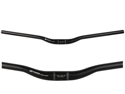 Řidítka Force BASIC H6.6 prohlé 31,8/740mm Al,črn. mat