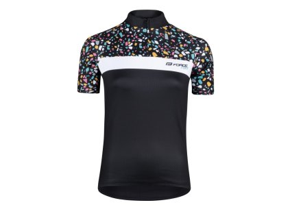 Dres FORCE ROCK LADY kr. rukáv, černý